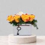 Arreglo de rosas amarillas