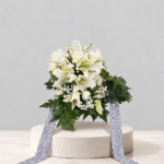 Bridal orquids cars bouquet